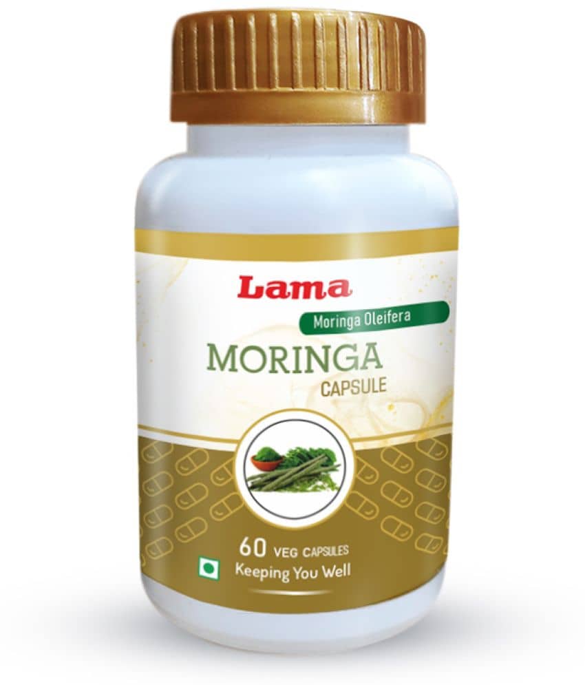Lama Moringa 60 veg Capsules For Detox(Pack of 1)