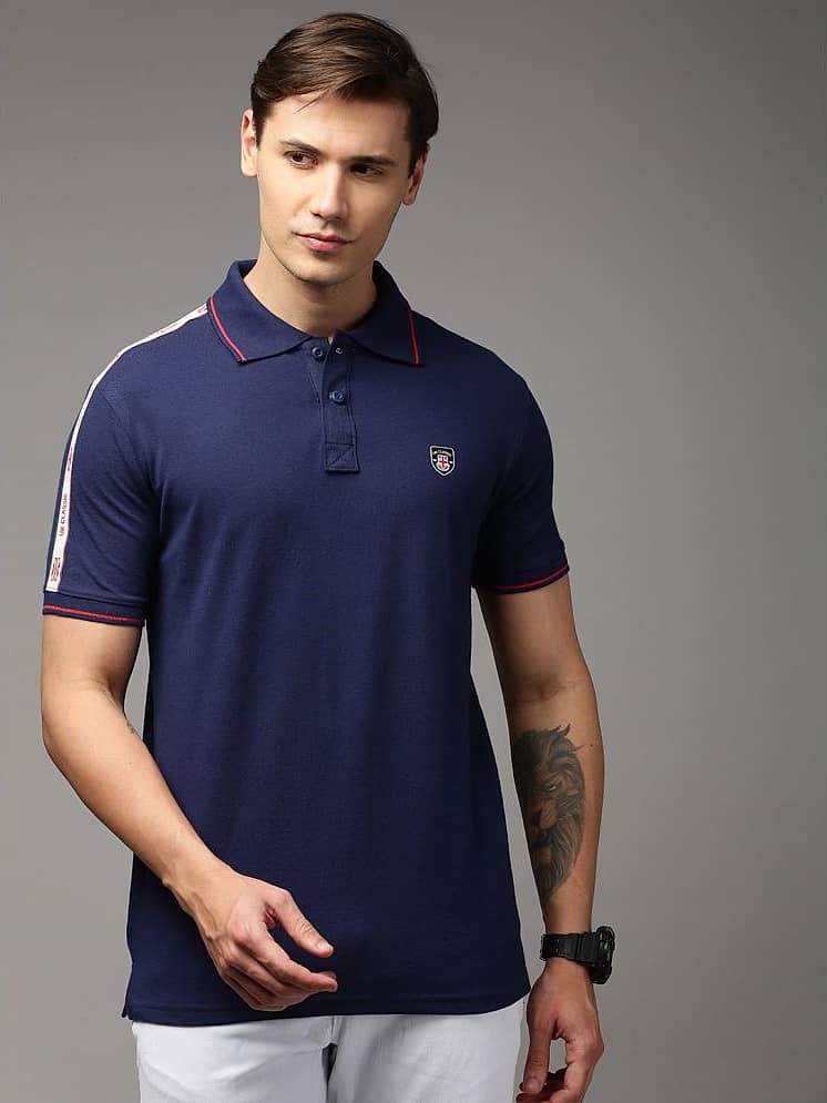 ONN Maroon Cotton Regular Fit Men's Polo T Shirt Pack of