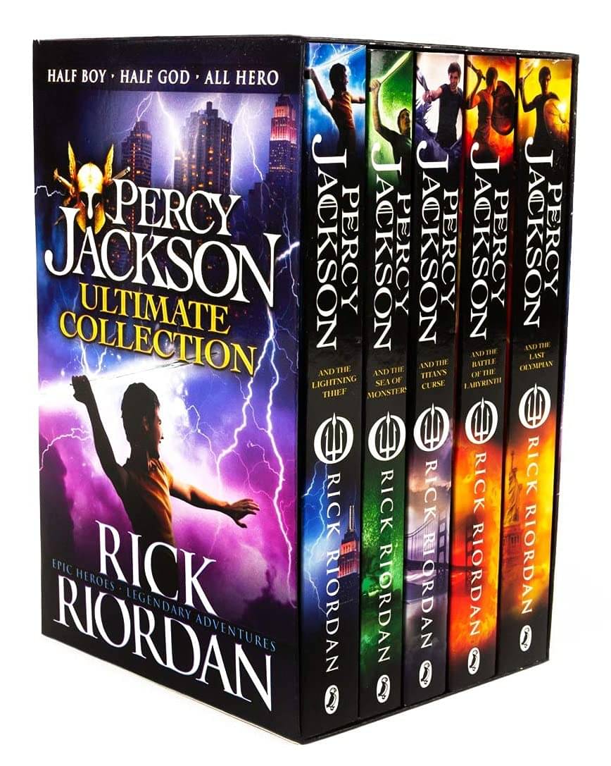Percy Jackson Complete Collection (5 Book Set) Paperback 2013 by Rick Riordan Percy Jackson Complete Collection (5 Book Set) Paperback 2013 by Rick Riordan