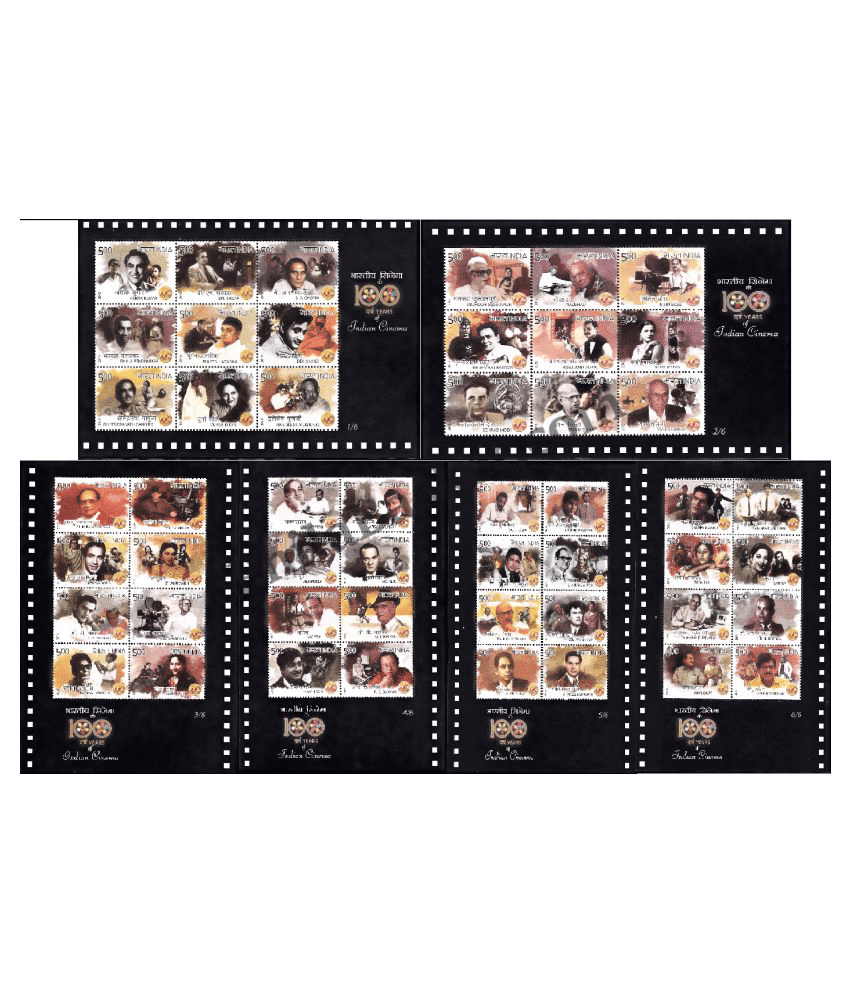     			SUPER ANTIQUES GALLERY - RARE CINEMA 50 STAMPS SET WITH FOLDER 50 Stamps