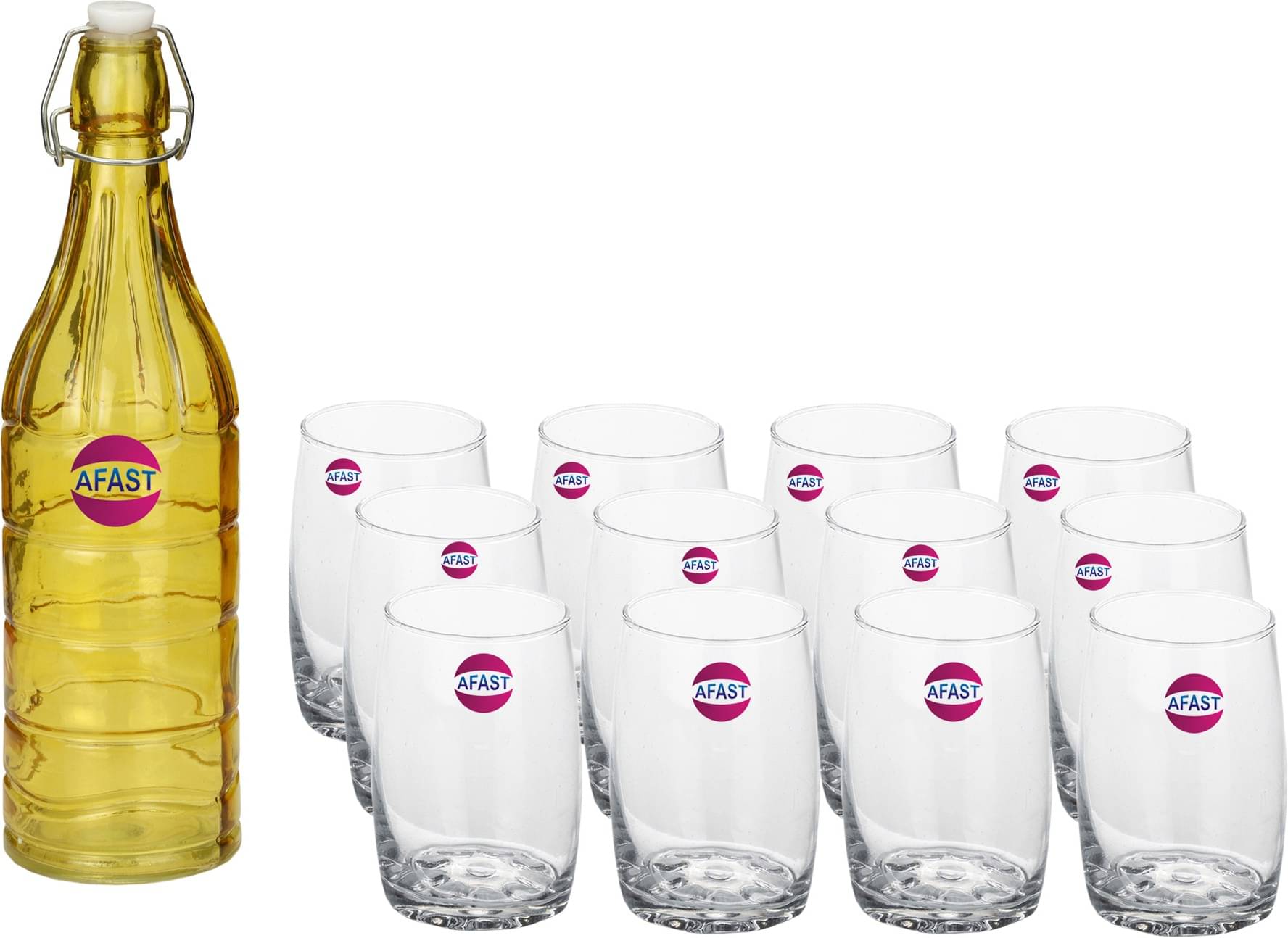 Somil - Glass & Bottle Drinks Serving Lemon Set Yellow Water Bottle 1000 mL ( Set of 1 ) Somil - Glass & Bottle Drinks Serving Lemon Set Yellow Water Bottle 1000 mL ( Set of 1 )