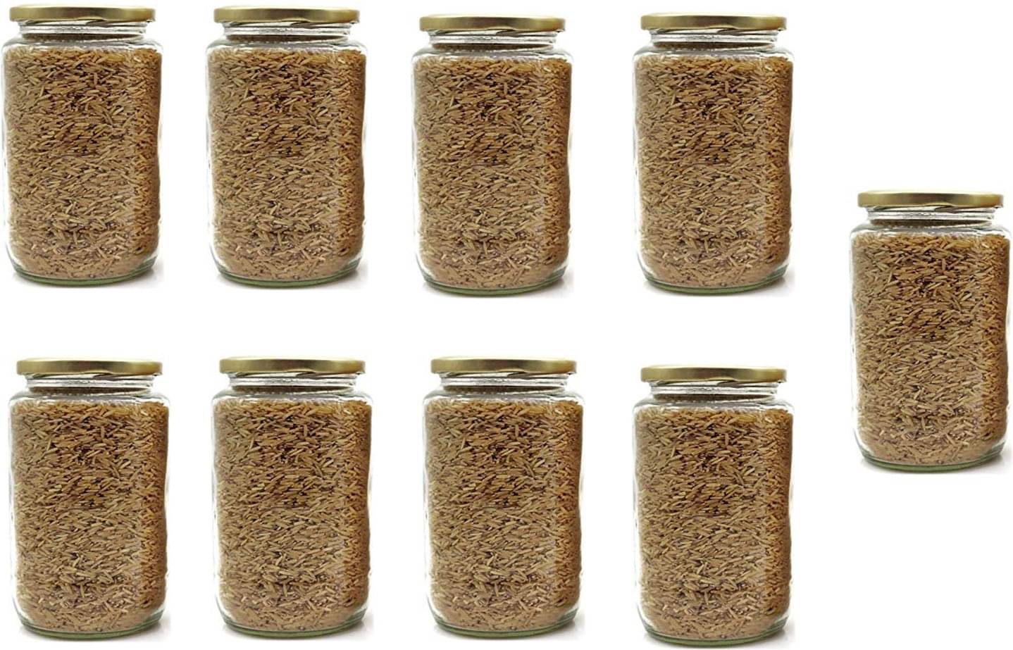     			Somil - Storage Container Glass Transparent Tea/Coffee/Sugar Container ( Set of 9 )