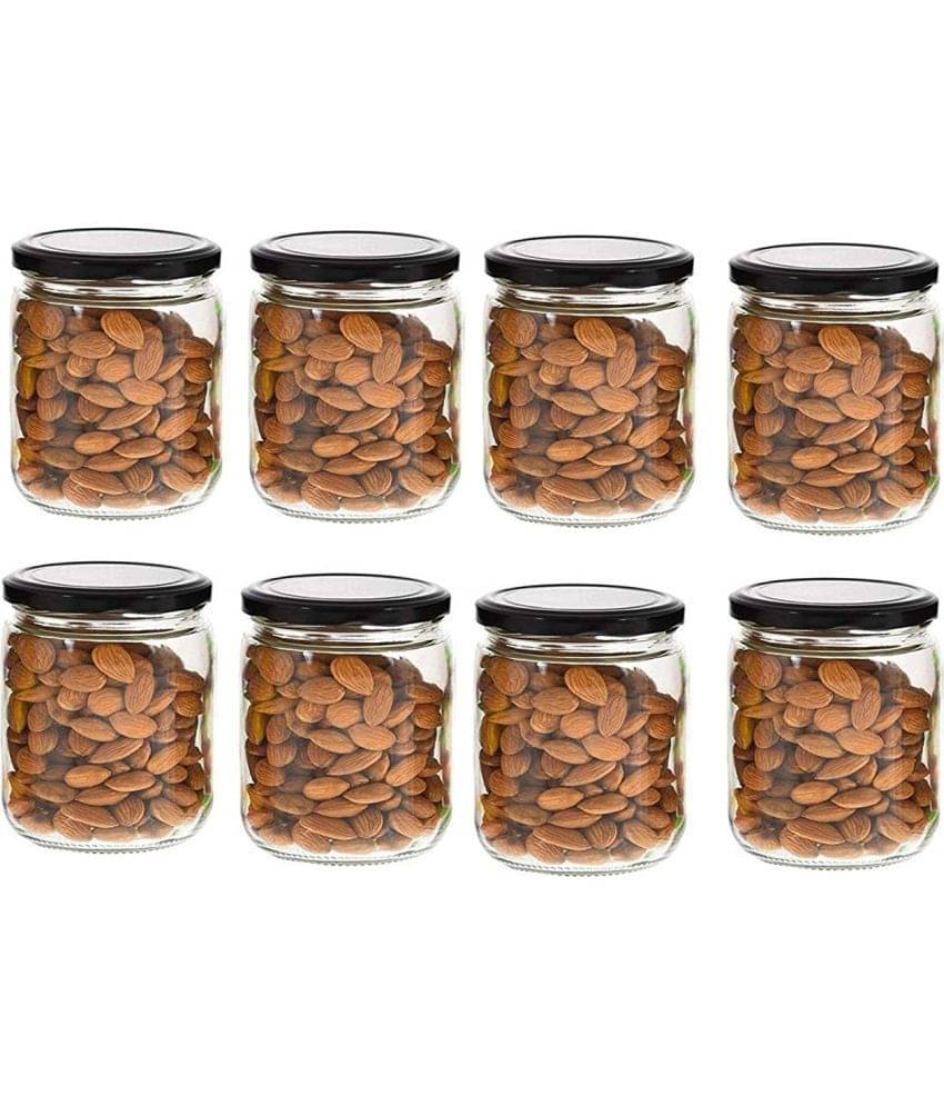 Somil - Storage Container Glass Transparent Utility Container ( Set of 8 ) Somil - Storage Container Glass Transparent Utility Container ( Set of 8 )