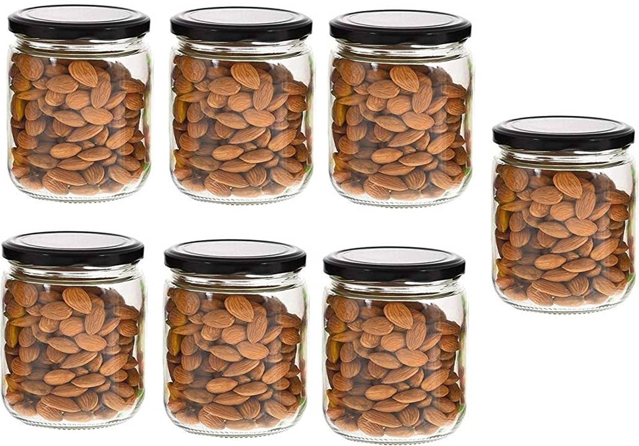 Somil - Storage Container Glass Transparent Tea/Coffee/Sugar Container ( Set of 7 ) Somil - Storage Container Glass Transparent Tea/Coffee/Sugar Container ( Set of 7 )