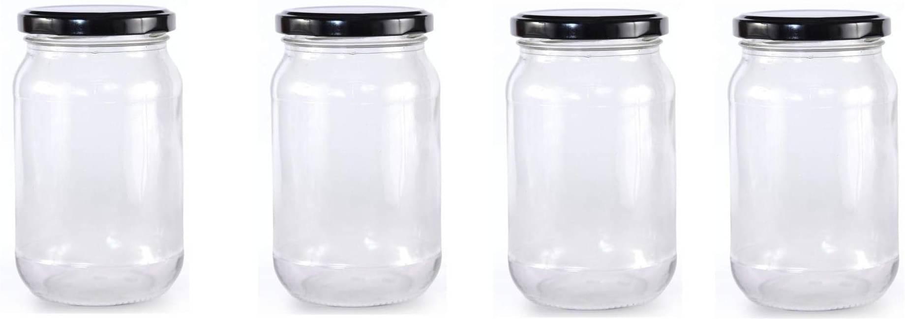     			Somil - Storage Container Glass Transparent Utility Container ( Set of 4 )