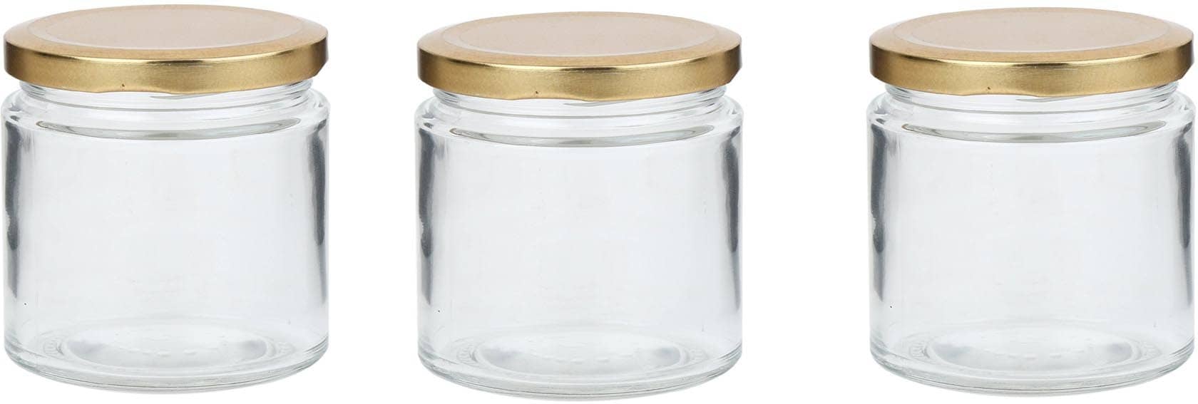 Somil - Storage Container Glass Transparent Utility Container ( Set of 3 )