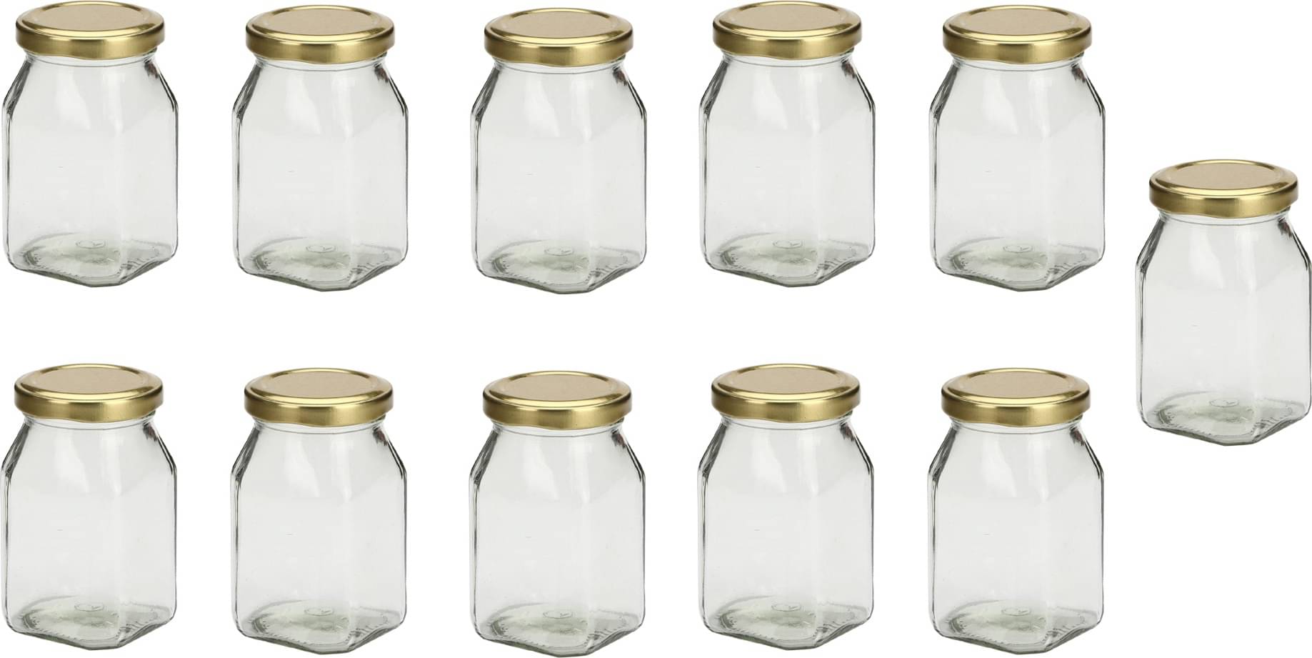 Somil - Storage Container Glass Transparent Spice Container ( Set of 11 ) Somil - Storage Container Glass Transparent Spice Container ( Set of 11 )