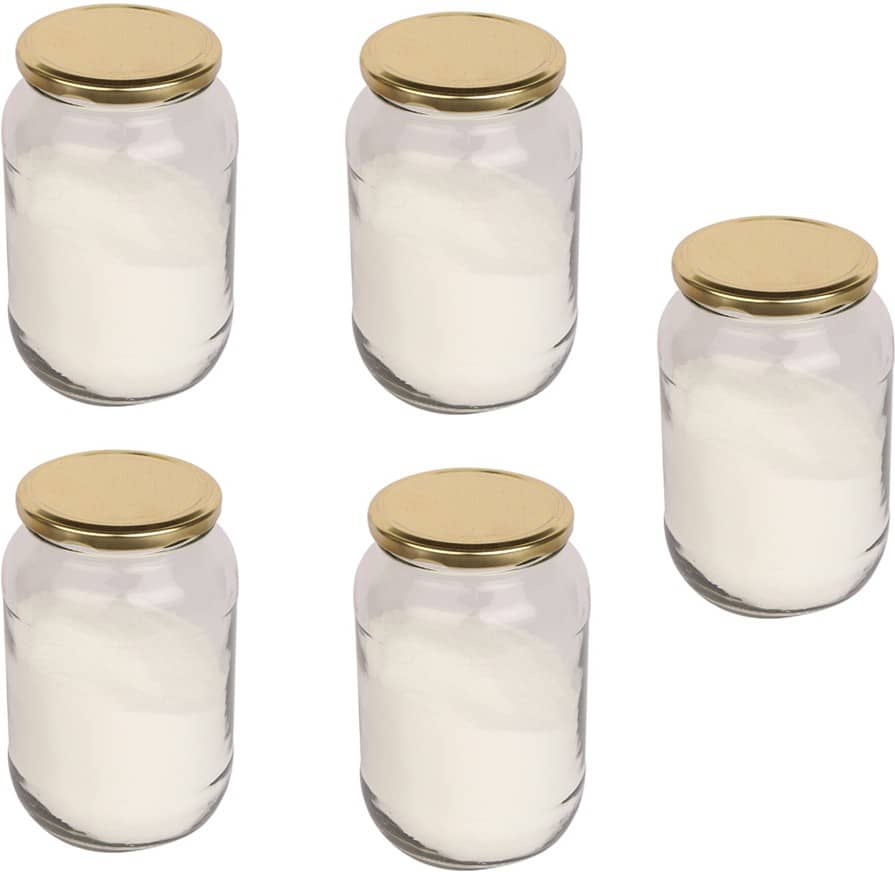 Somil - Storage Container Glass Transparent Utility Container ( Set of 5 )