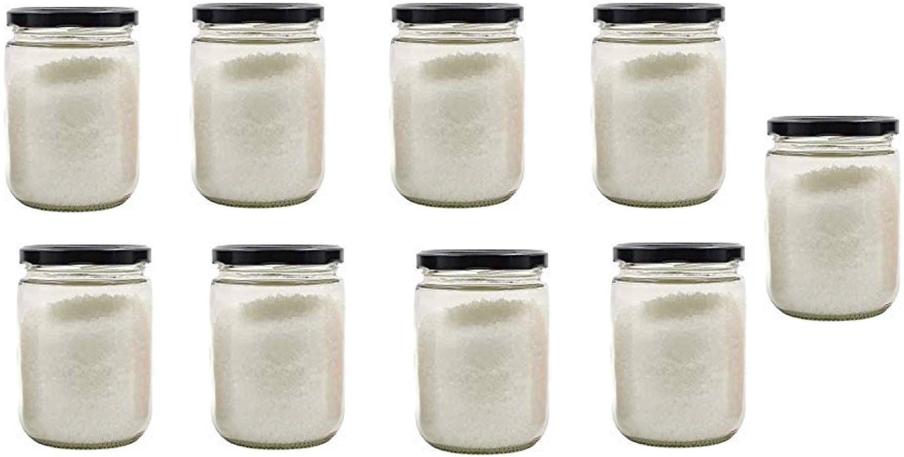 Somil - Storage Container Glass Transparent Dal Container ( Set of 9 ) Somil - Storage Container Glass Transparent Dal Container ( Set of 9 )