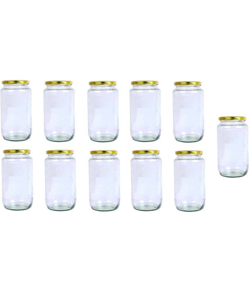 Somil - Storage Container Glass Transparent Dal Container ( Set of 11 ) Somil - Storage Container Glass Transparent Dal Container ( Set of 11 )