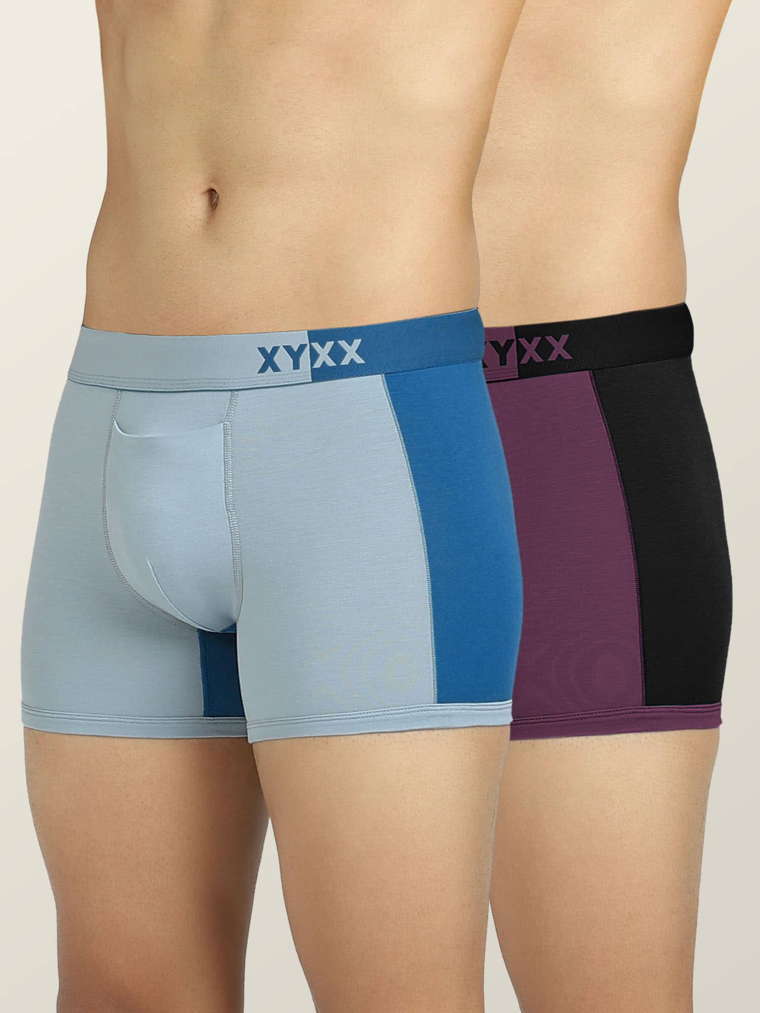 XYXX Pack of 2 Modal Trunks For Men's ( Multicolor )