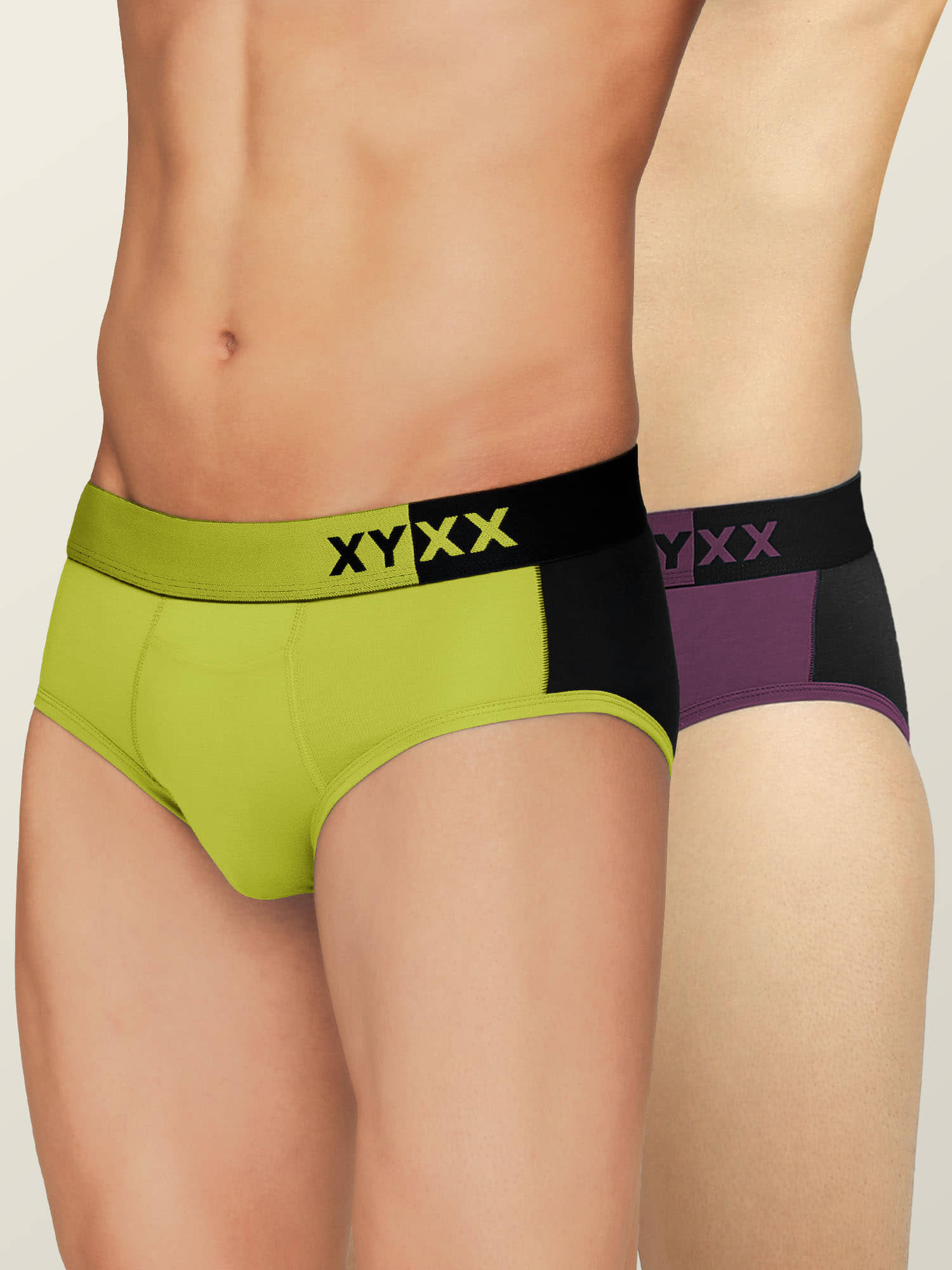 XYXX Pack of 2 Modal Briefs For Men's ( Multicolor )