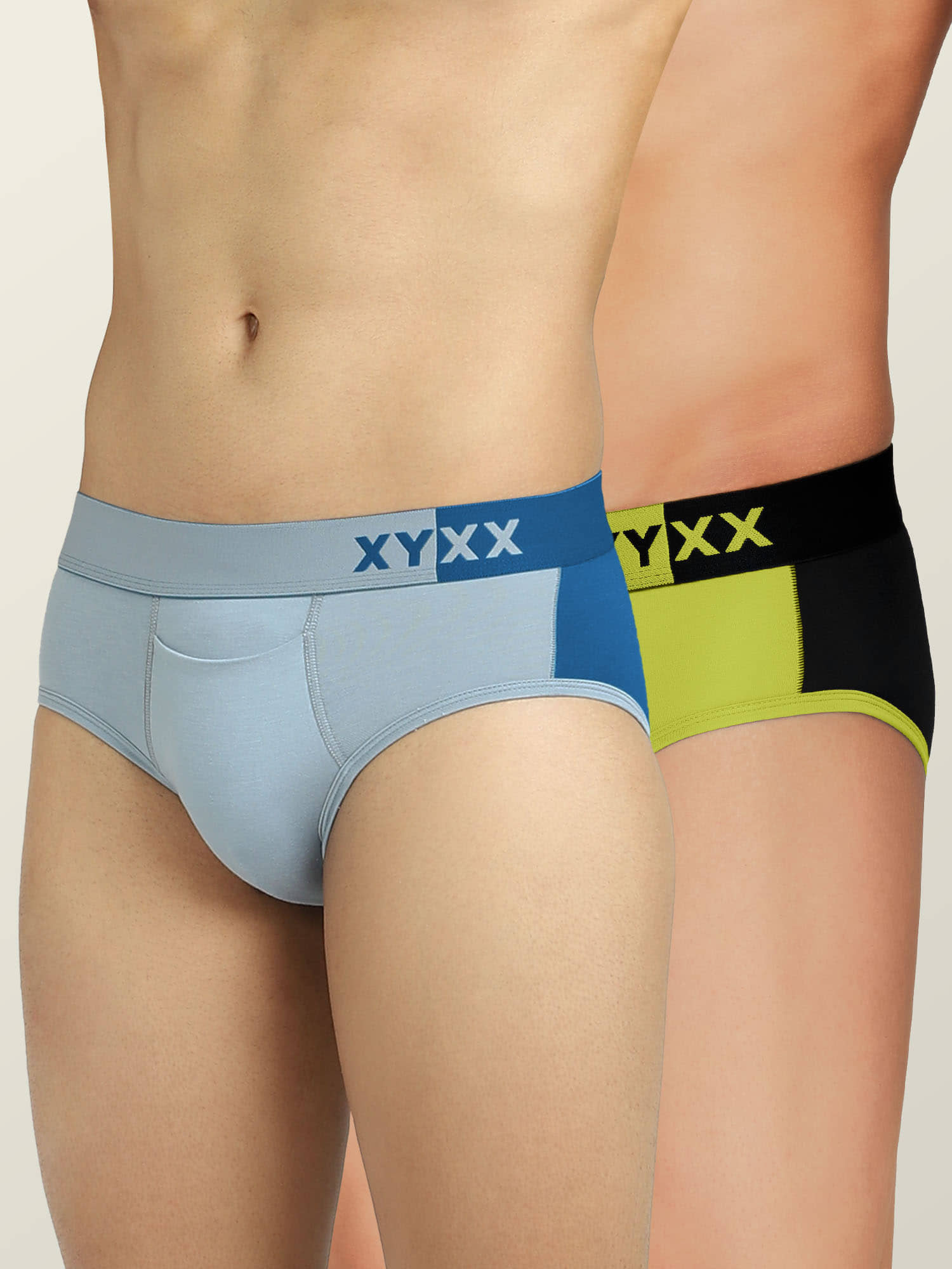 XYXX Pack of 2 Modal Briefs For Men's ( Multicolor )