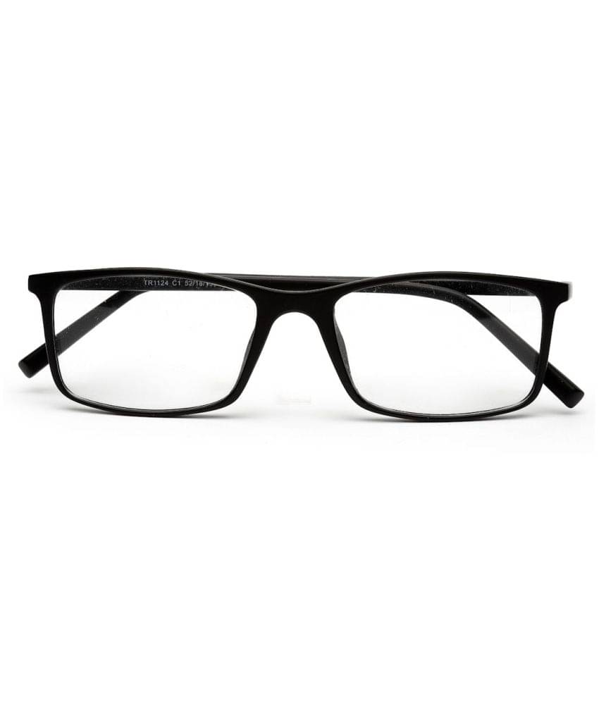 YourSpex - Black Rectangular Eyeglass Frame ( Pack of 1 ) YourSpex - Black Rectangular Eyeglass Frame ( Pack of 1 )