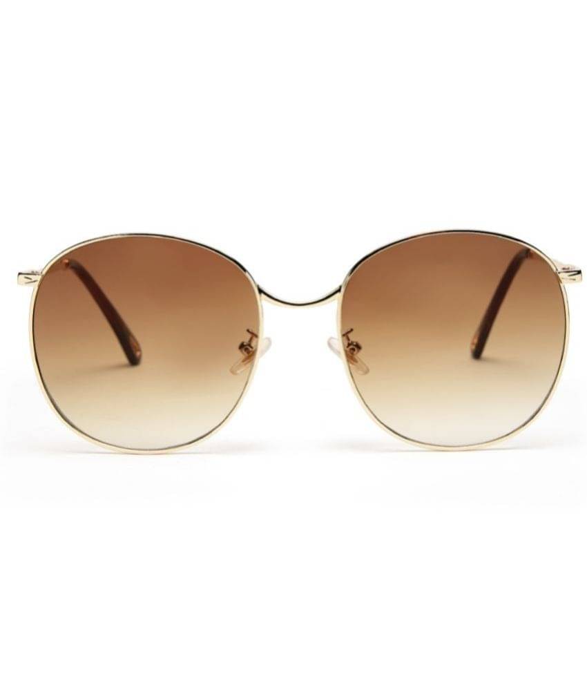 YourSpex - Gold Oval Sunglasses ( Pack of 1 ) YourSpex - Gold Oval Sunglasses ( Pack of 1 )