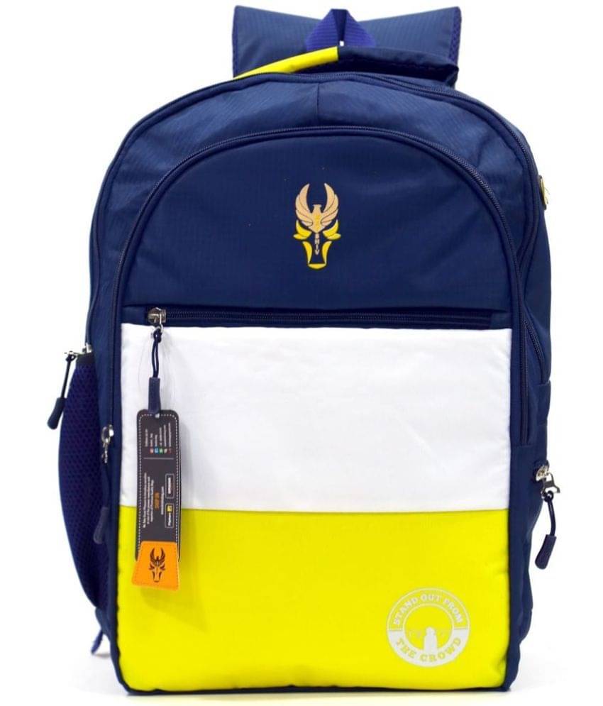     			krishiv Yellow Polyester Backpack ( 25 Ltrs )