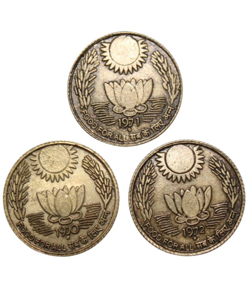     			newWay - (Set of 3)20 Paise (1970-72) 3 Numismatic Coins