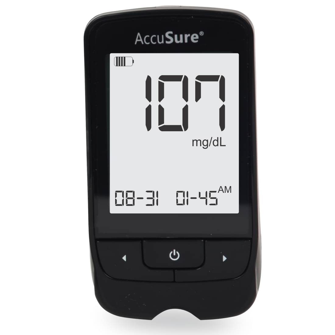 AccuSure Sensor Glucometer Machine with 25 Test Strips & 10 Lancets AccuSure Sensor Glucometer Machine with 25 Test Strips & 10 Lancets