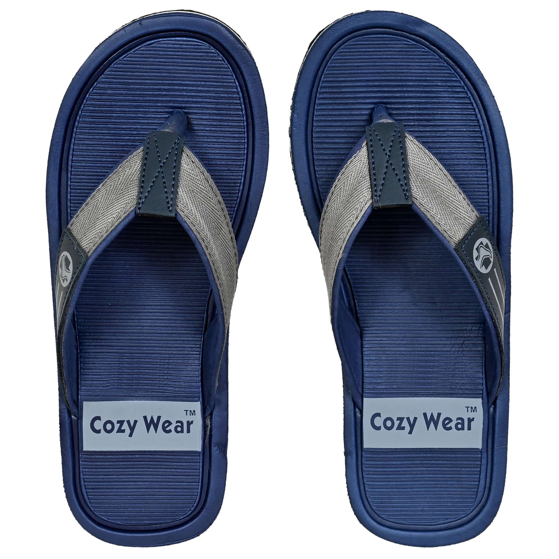 Cozy Wear - Blue Men's Thong Flip Flop