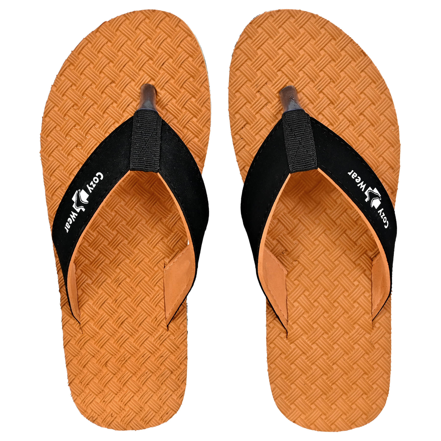     			Cozy Wear - Brown Men's Thong Flip Flop