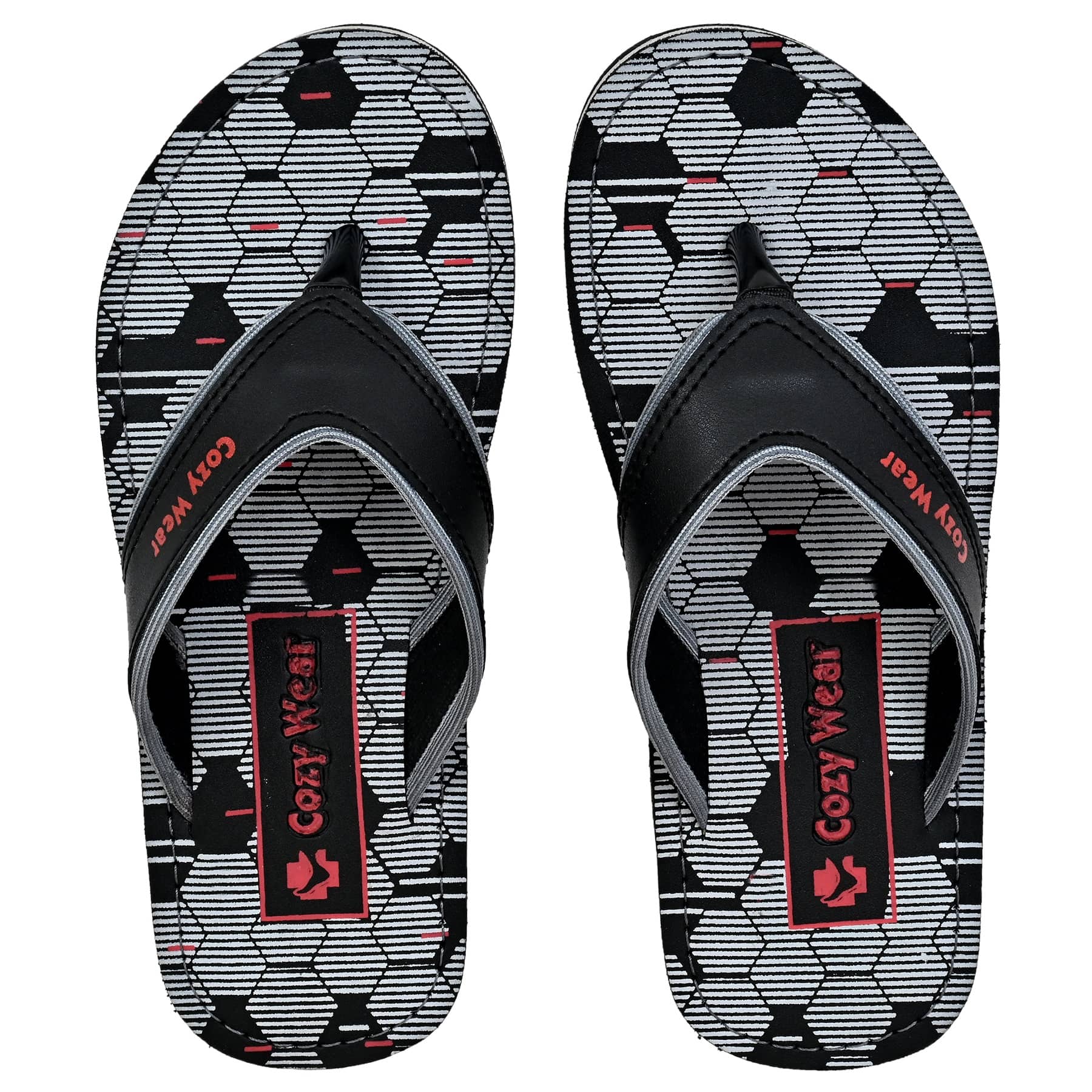 Cozy Wear - Multicolor Men's Thong Flip Flop