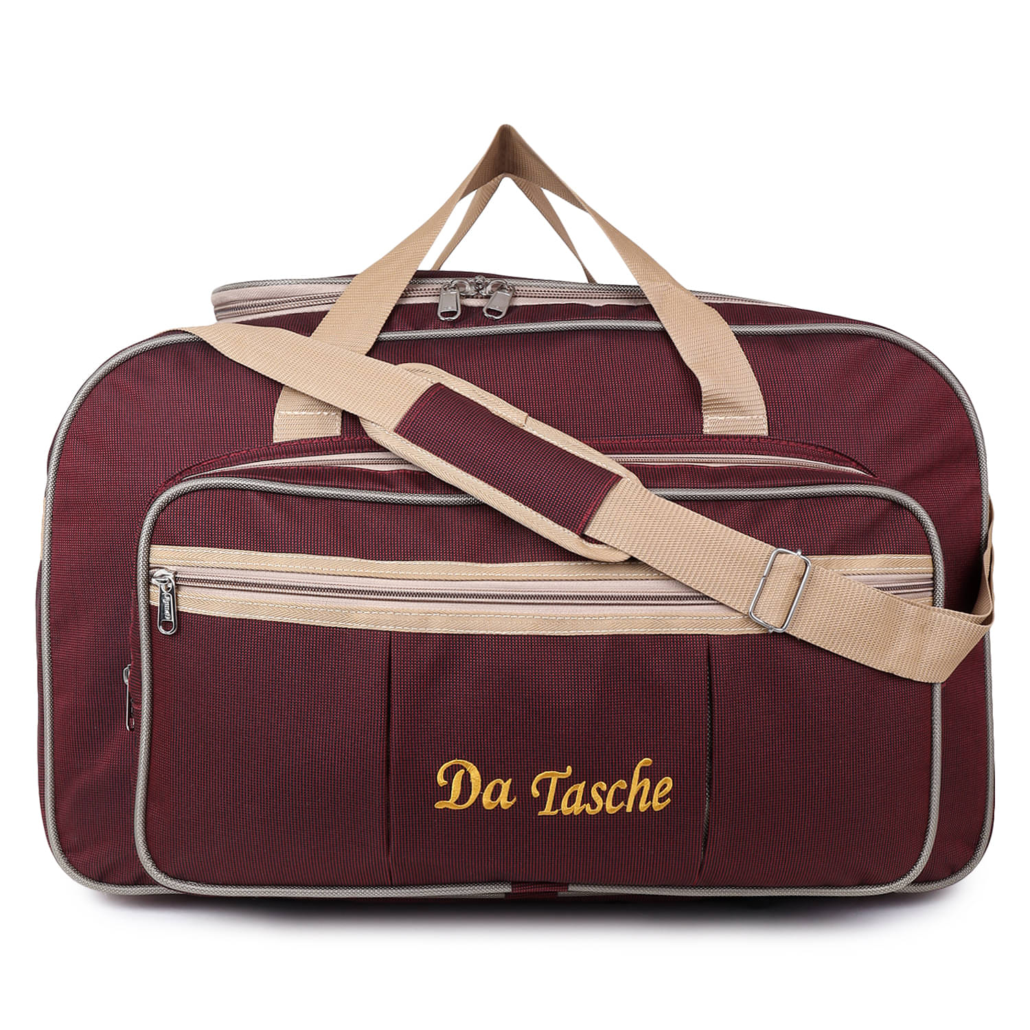    			Da Tasche - Maroon Polyester Duffle Bag