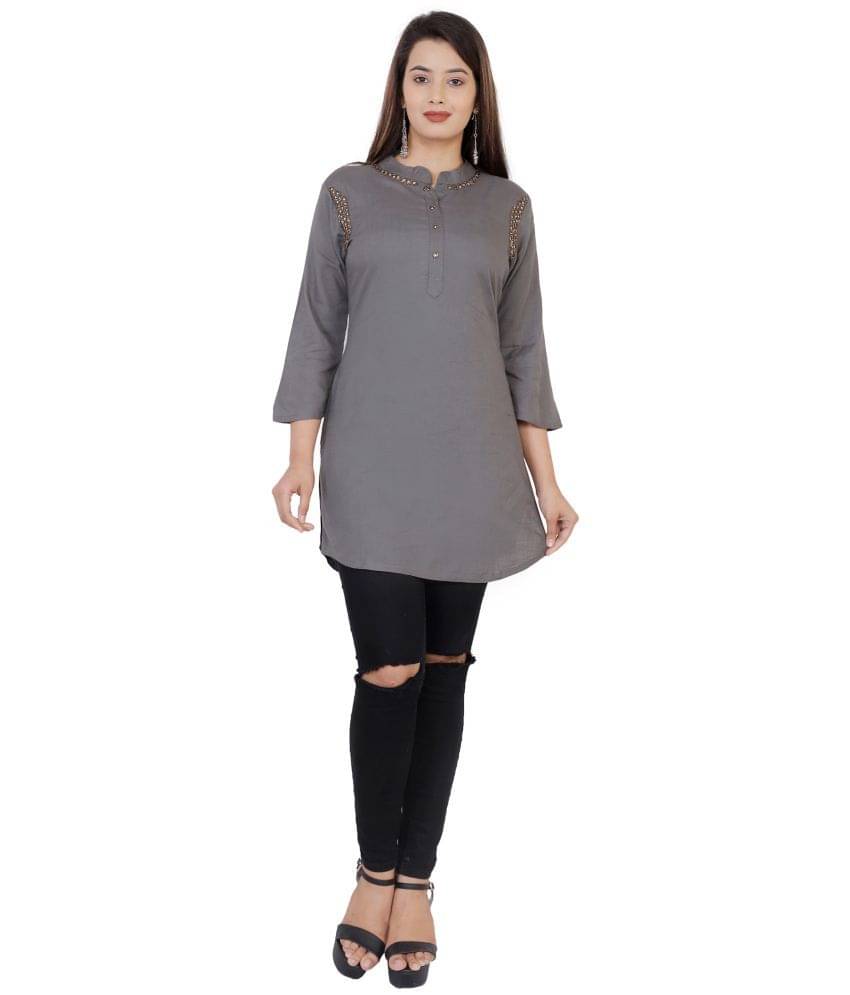     			Rayon Short Kurti For Women (Pack of 1)
