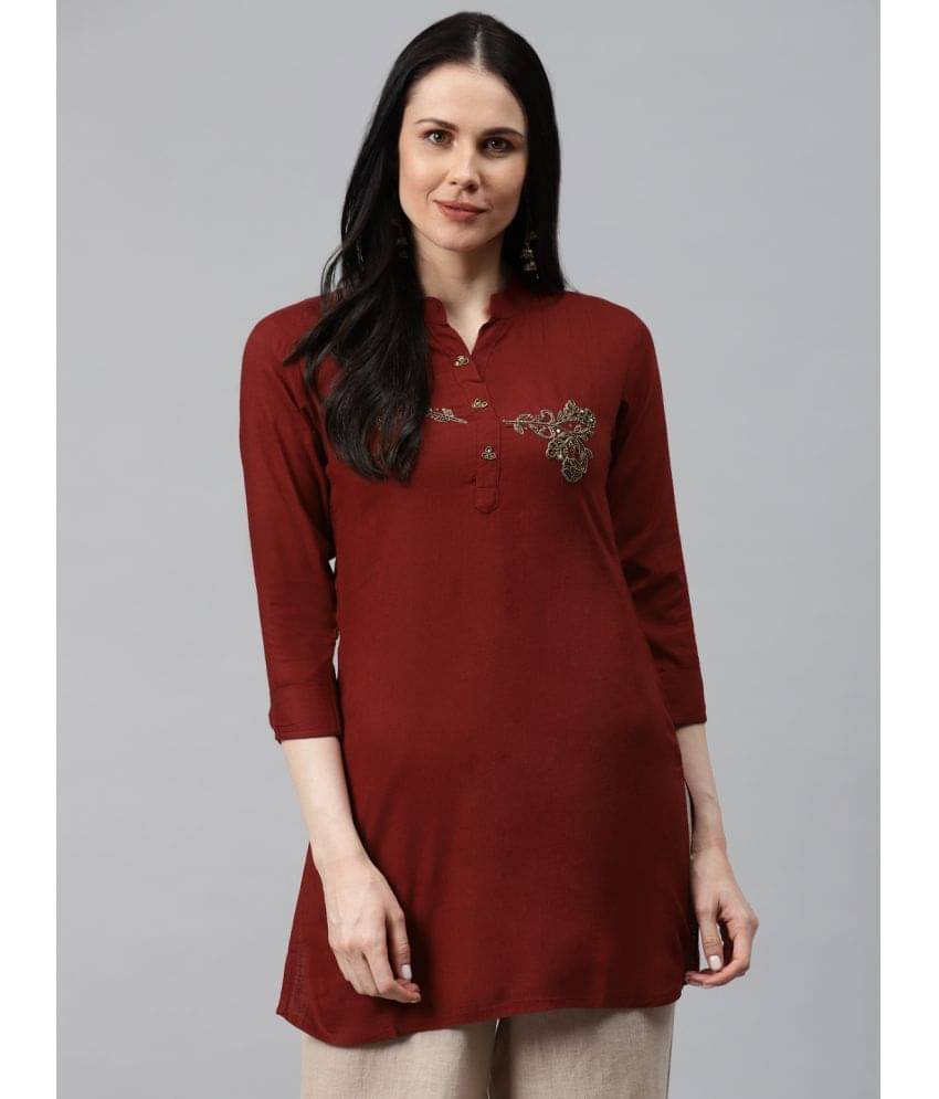 Rayon Short Kurti For Women (Pack of 1) Rayon Short Kurti For Women (Pack of 1)