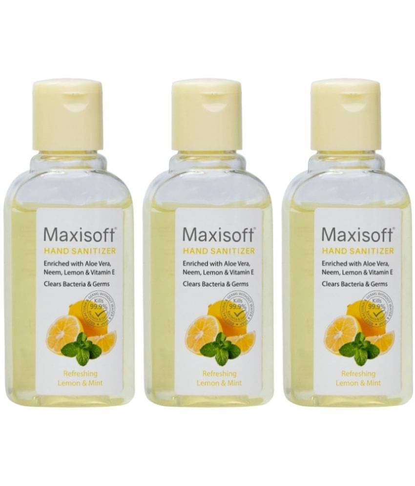     			MAXISOFT - Refreshing Hand Sanitizer 60 mL ( Pack of 3 )