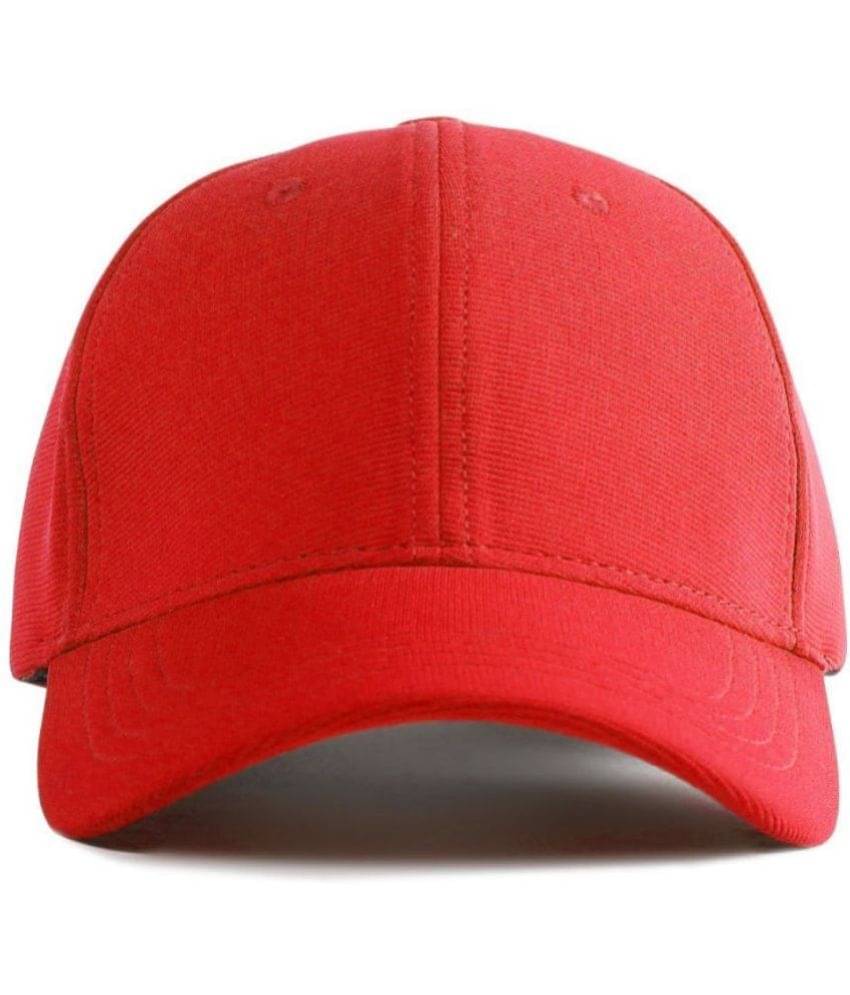 Omtex - Red Polyester Men's Cap ( Pack of 1 ) Omtex - Red Polyester Men's Cap ( Pack of 1 )