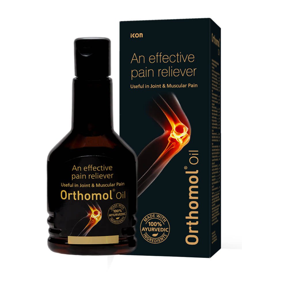 Orthomol Ayurvedic Pain Relief Oil for Joint Pain, Muscular Pain, Arthritis - 100ml