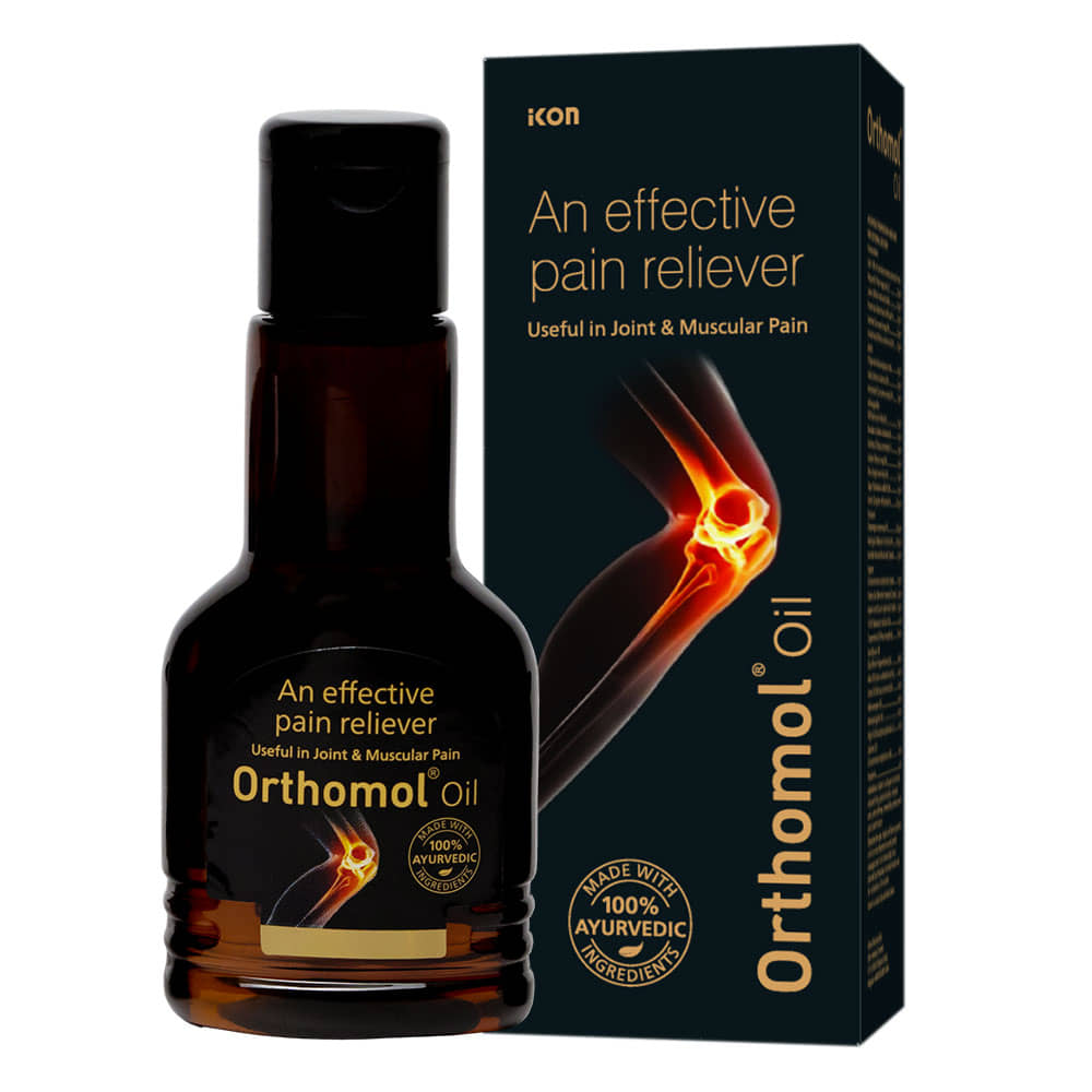 Orthomol Ayurvedic Pain Relief Oil for Joint Pain, Muscular Pain, Arthritis -50ml (Pack of 1)