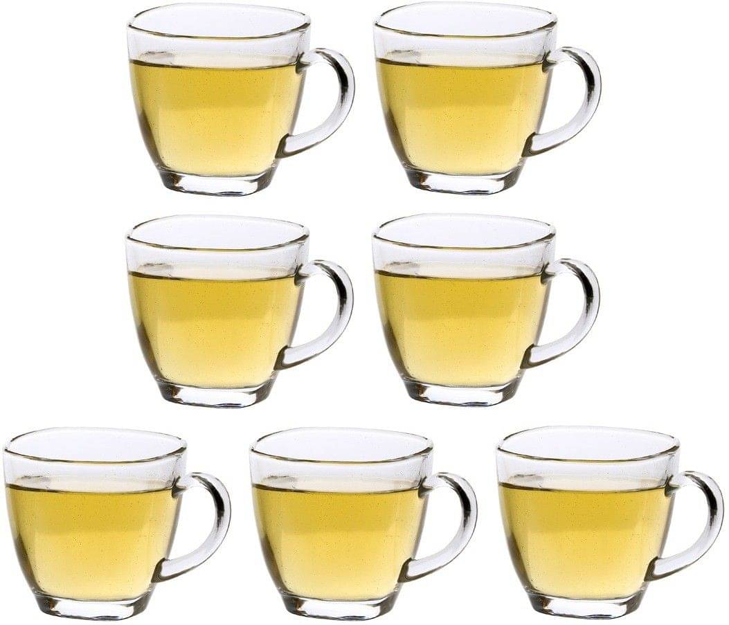     			Somil - Glass Self Stirring Tea Cup 180 ml ( Pack of 7 )