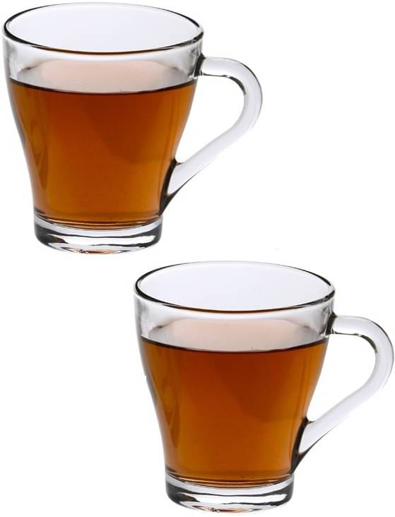     			Somil - Glass Self Stirring Tea Cup 200 ml ( Pack of 2 )