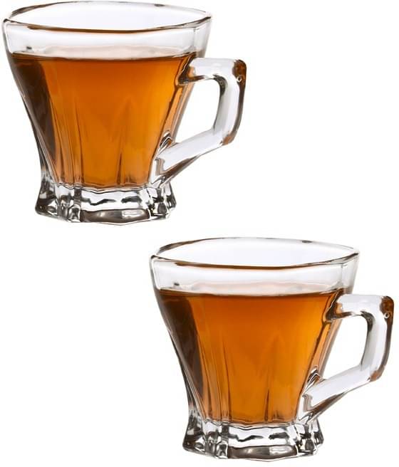     			Somil - Glass Self Stirring Tea Cup 100 ml ( Pack of 2 )
