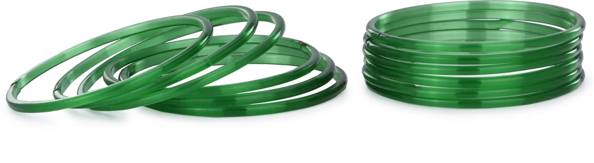 Somil - Green Bangle Set ( Pack of 1 ) Somil - Green Bangle Set ( Pack of 1 )