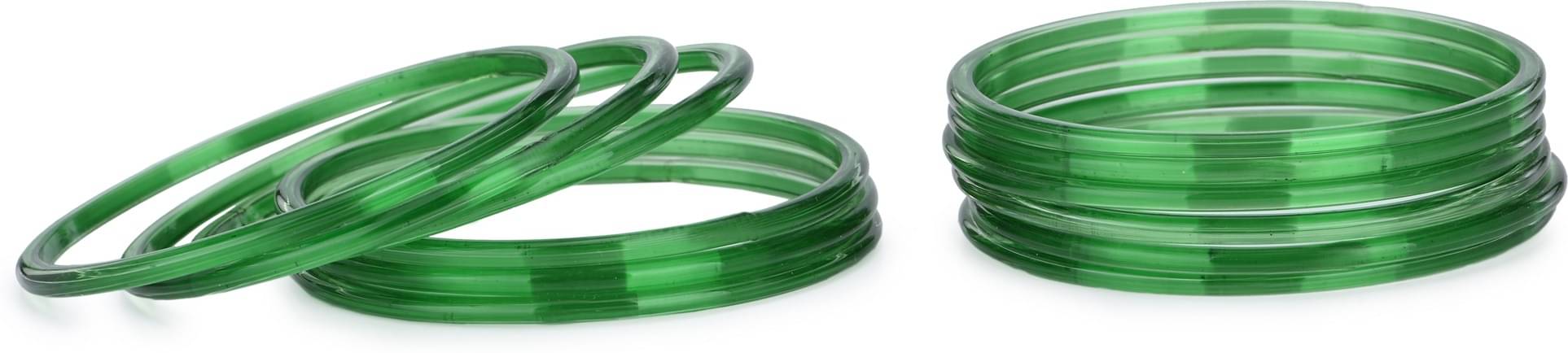 Somil - Green Bangle Set ( Pack of 1 ) Somil - Green Bangle Set ( Pack of 1 )