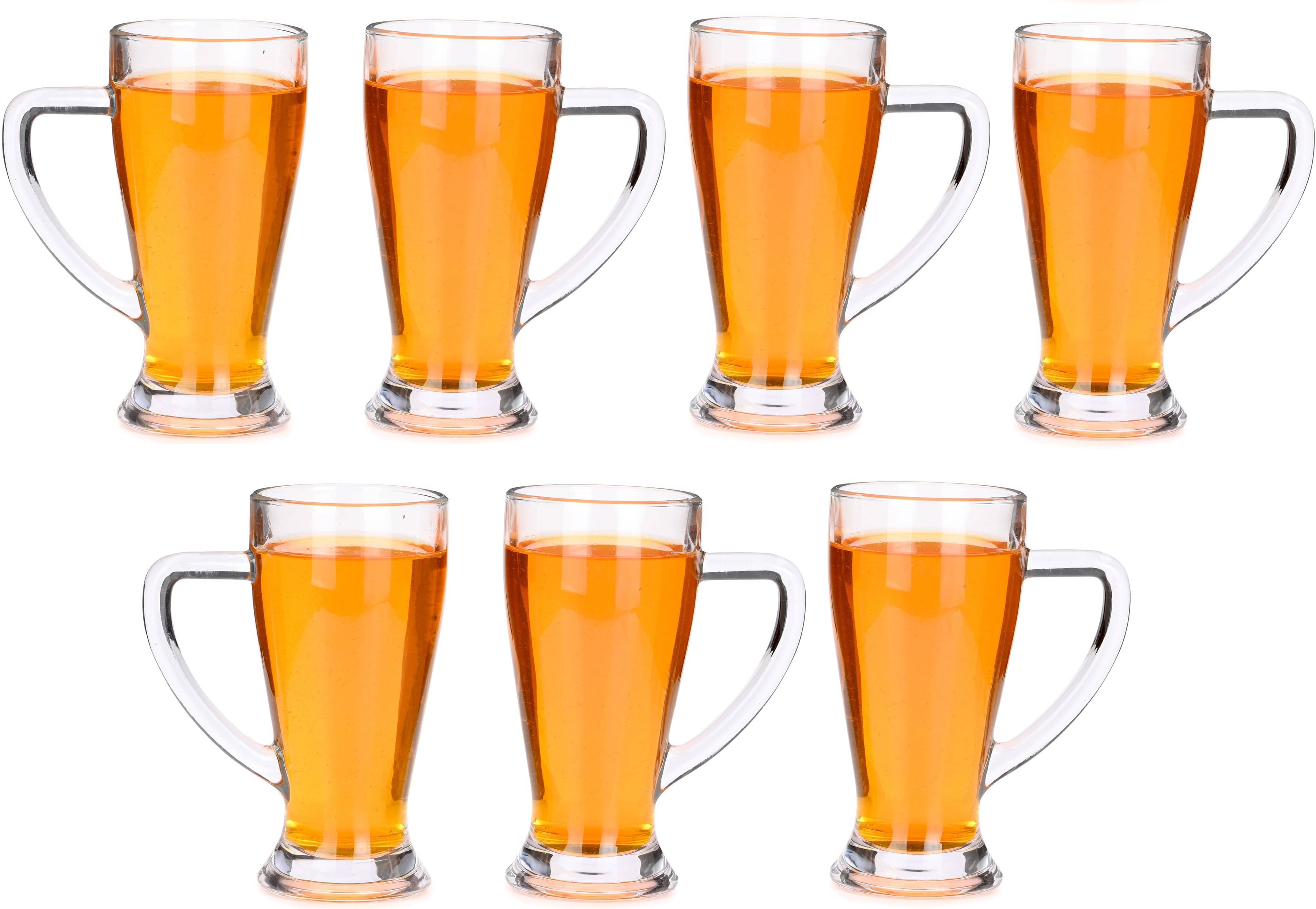     			Somil Beer Mug Glasses Set,  250 ML - (Pack Of 7)