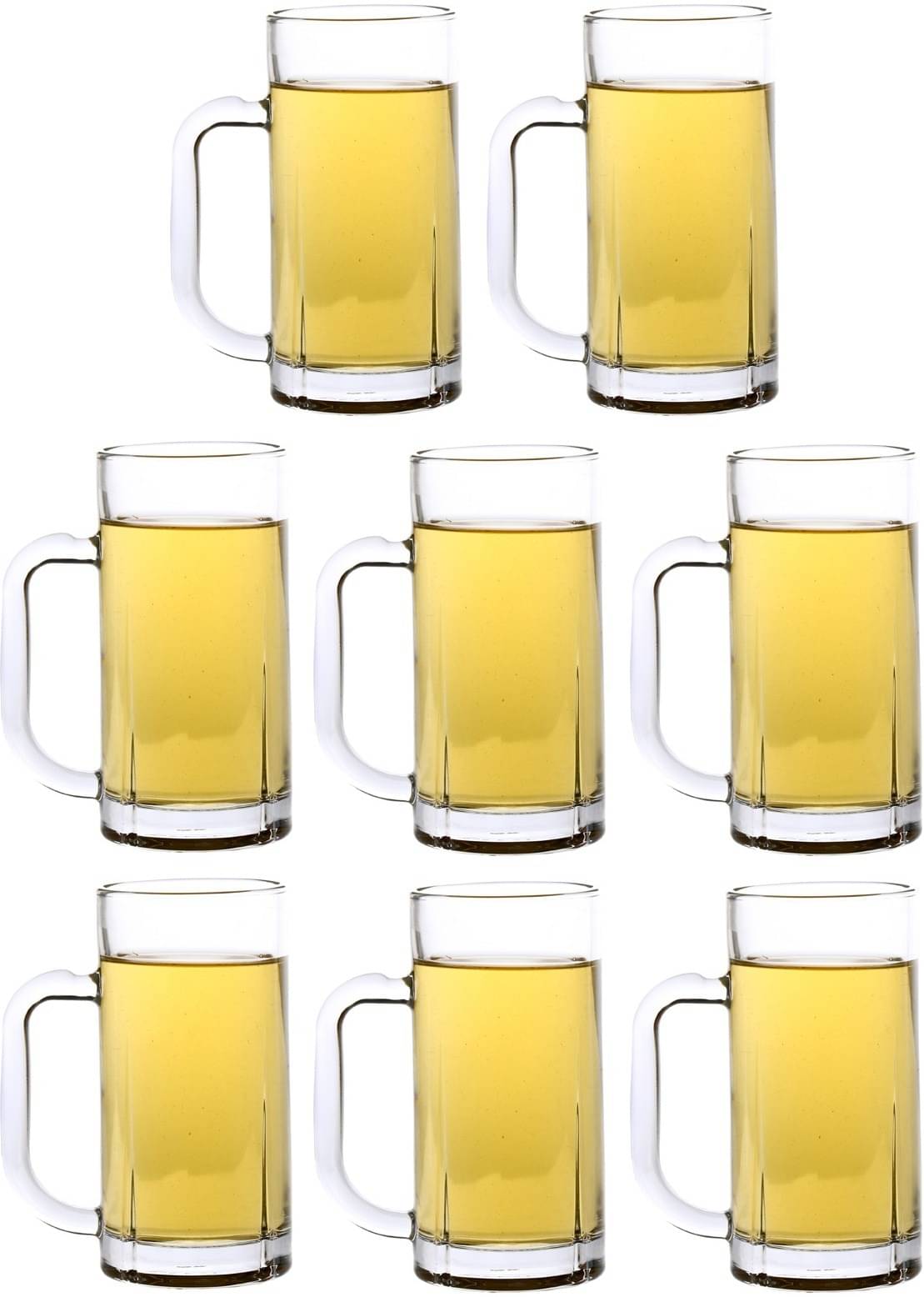     			Somil Beer Mug Glasses Set,  300 ML - (Pack Of 8)