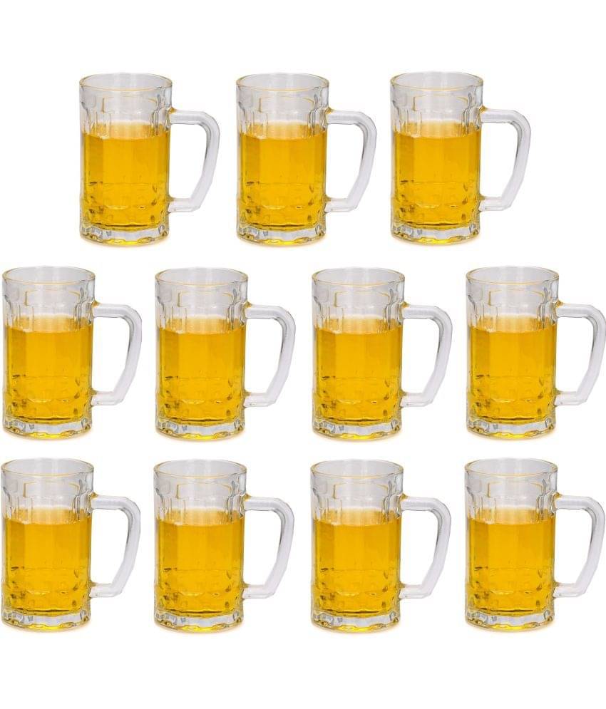     			Somil Beer Mug Glasses Set,  400 ML - (Pack Of 11)