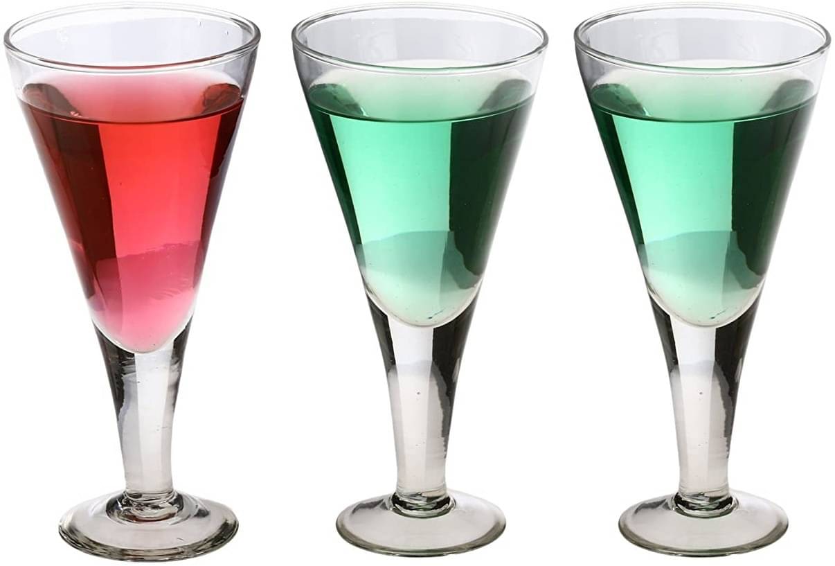     			Somil Wine  Glasses Set,  150 ML - (Pack Of 3)