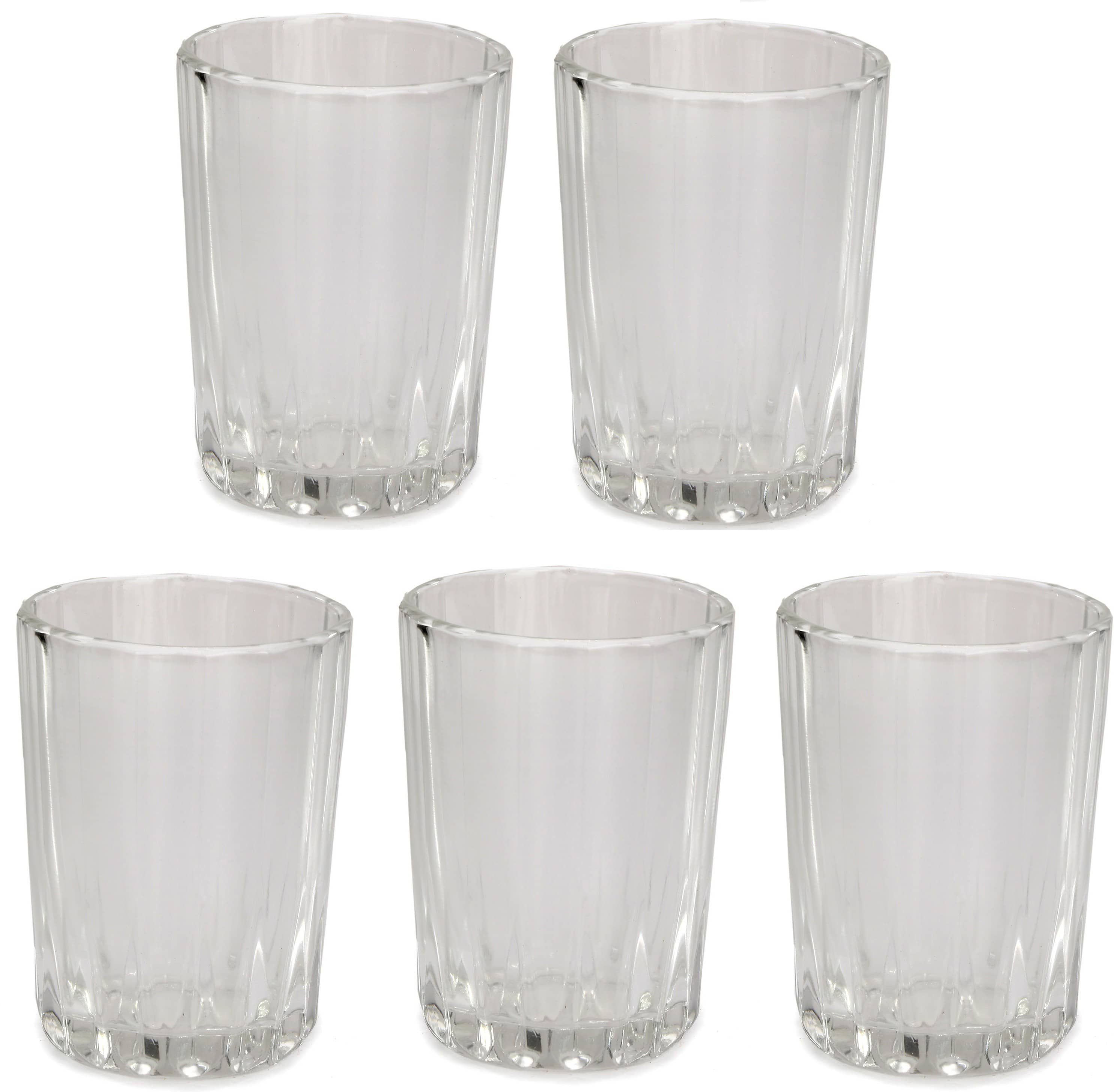 Somil Water/Juice   Glasses Set,  200 ML - (Pack Of 5)