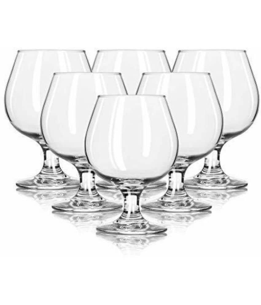 Somil Wine  Glasses Set,  300 ML - (Pack Of 6)