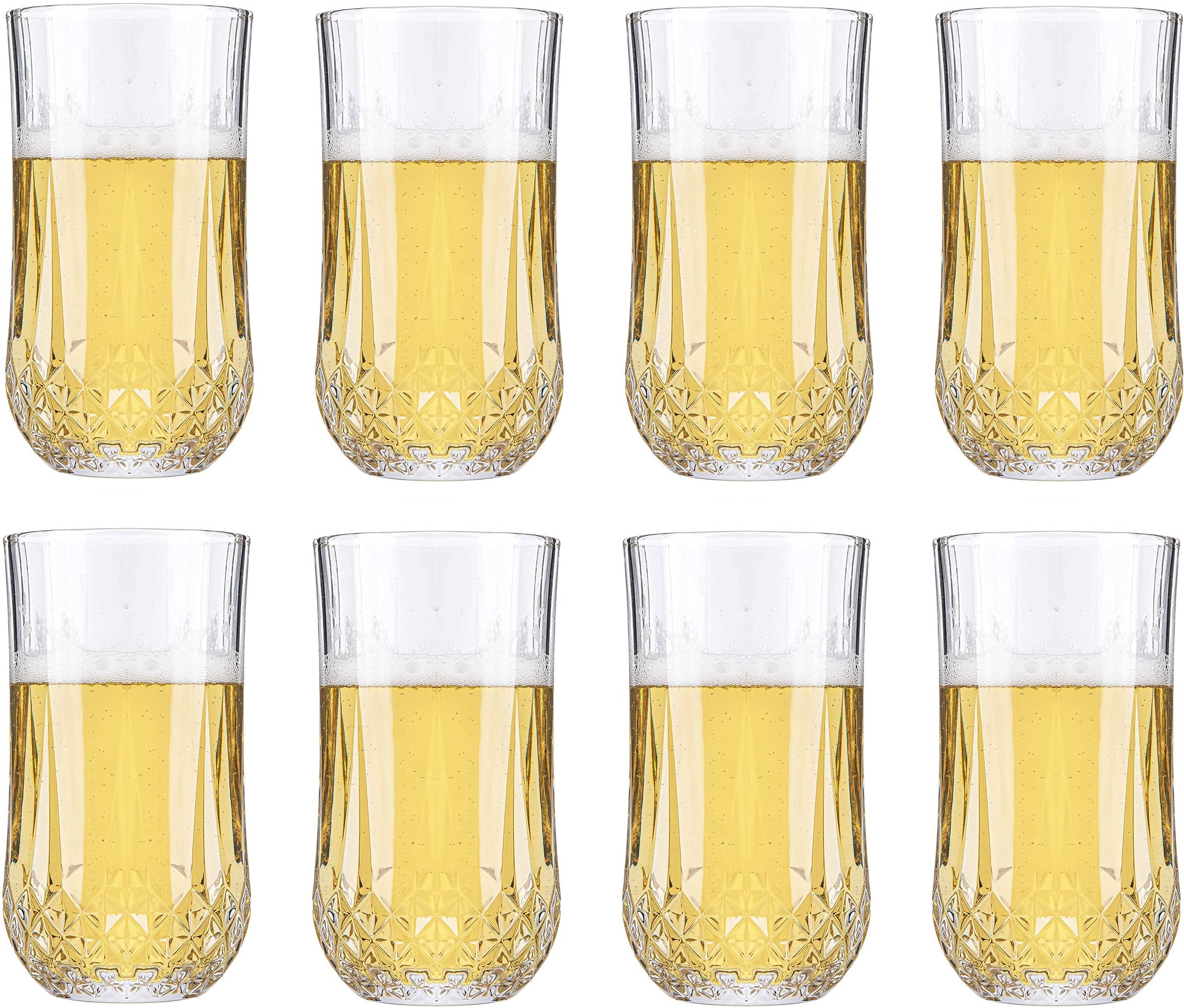 Somil Water/Juice  Glasses Set,  200 ML - (Pack Of 8)