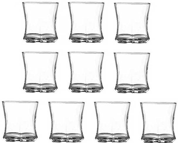     			Somil Water/Juice  Glasses Set,  280 ML - (Pack Of 10)