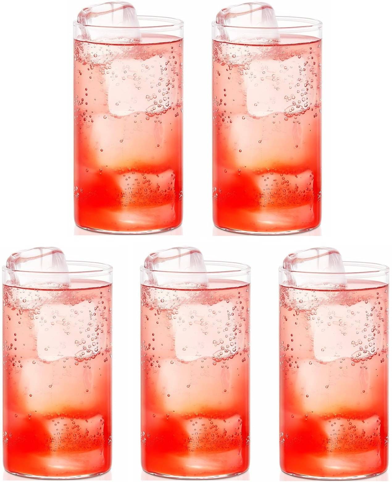     			Somil Water/Juice  Glasses Set,  280 ML - (Pack Of 5)