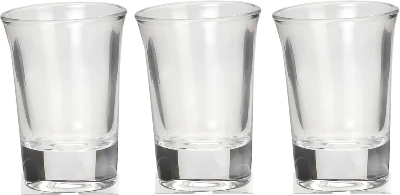 Somil Shot  Glasses Set,  30 ML - (Pack Of 3)