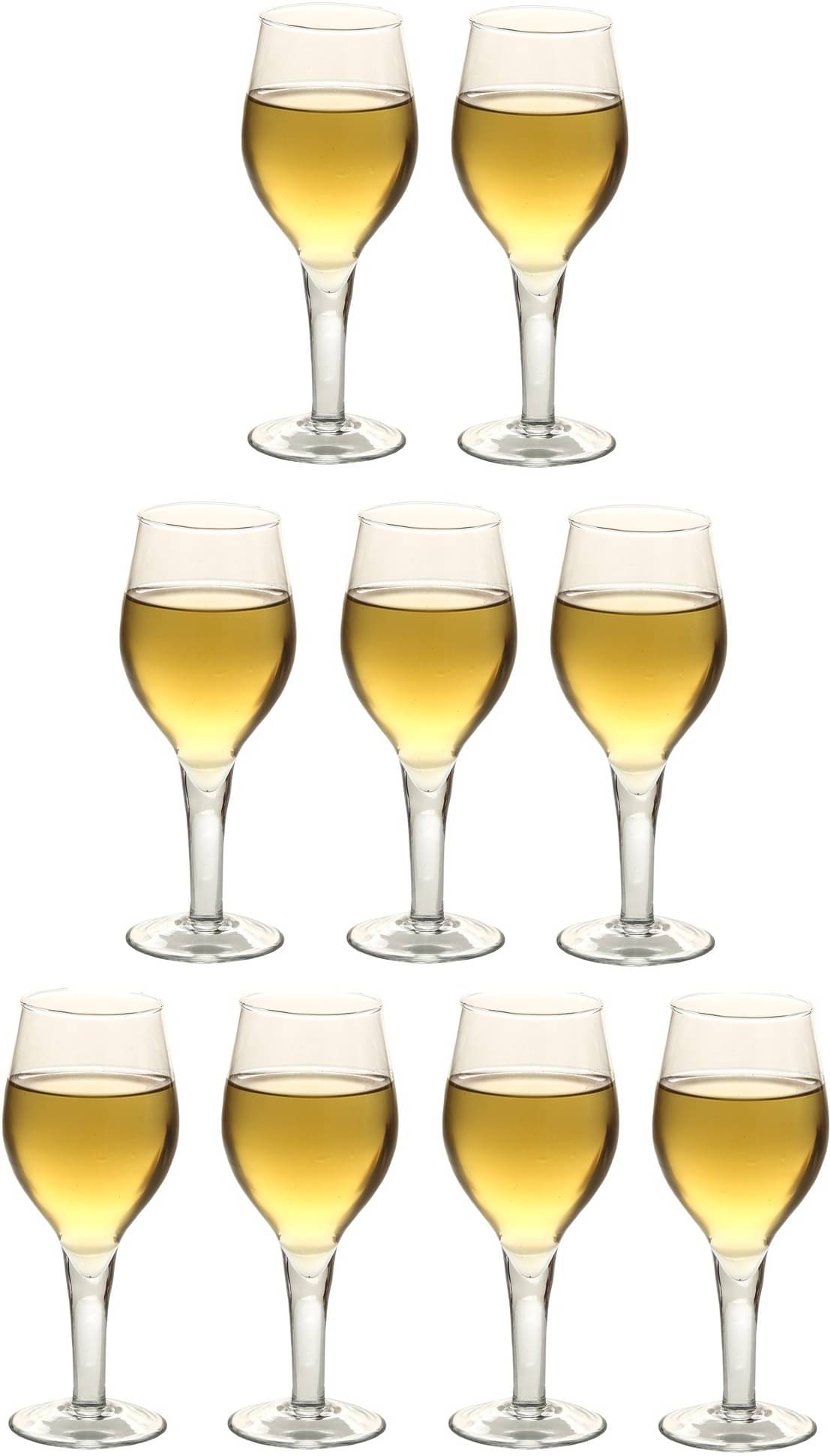     			Somil Wine  Glasses Set,  250 ML - (Pack Of 9)
