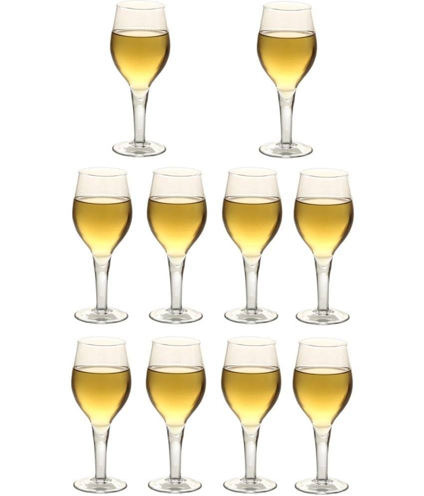     			Somil Wine  Glasses Set,  250 ML - (Pack Of 10)