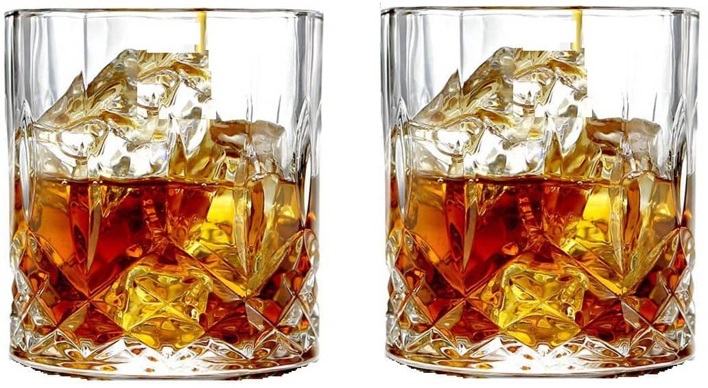 Somil Whisky  Glasses Set,  200 ML - (Pack Of 2)